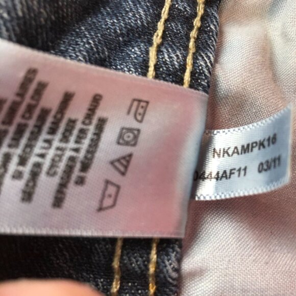 Aeropostale Womens Hailey Flare Jeans Size 9/10 Short Blue Dark Denim Y2K Casual - Picture 13 of 16